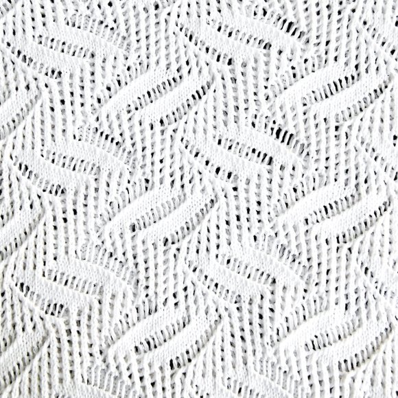 WHITE HOUSE BLACK MARKET Ivory Rhinestone Tunic - Size Medium - Picture 8 of 12